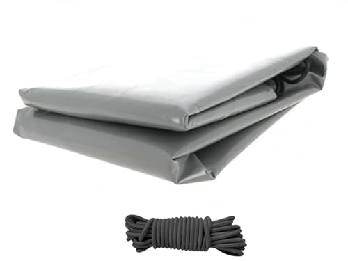 Bâche remorque 150 x 120 x 10 cm – PVC 640g/m² étanche & renforcé – Gris – Fabrication française