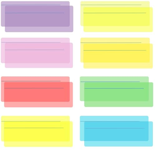 16PCS Reading Ruler, Dyslexia Coloured Reading Overlays, Reading Rulers | Dyslexia Coloured Reading Overlays for Dyslexia Reading Rulers with Strips for Adults Children ADHD Reduce Visual Stress