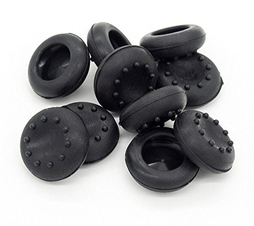 5 Pair/10 Pcs Ersatz Silicone Thumb Grip Stick Analog Joystick Grips Caps Cover Aufsätze Schutzkappen Kappen Dualshock Thumbsticks für Playstation PS4 PS3 Xbox One/360 Nintendo Wii U Game Controllers