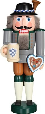 Nötknäppare bayersk höjd på ca. 27 cm AGAIN nötknäppare träfigur malmberg