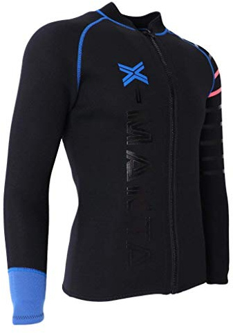 Tubayia herr dam 3 mm lång ärm UV-skydd våtdräkt neoprenplagg jacka solskydd baddräkt surfdräkt XX-L
