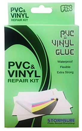 Stormsure PVC- und Vinyl-Reparaturset für Aufblasbares und PVC-Vinyl - Schnelle Lösung für Löcher und Lecks