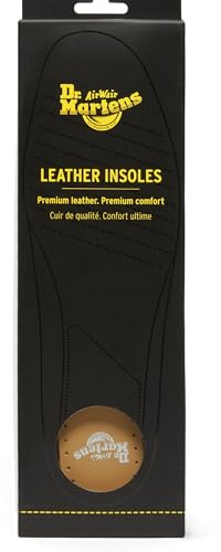 Dr. Martens Leather Insoles Shoe Accessory, Tan, 13 US Women / 12 US Men