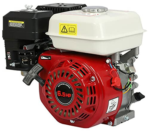 Hteedy 4 Stroke 160cc Gas Engine for Honda GX160 6.5HP(4.8kw) OHV Air Cooled Horizontal Shaft 3.6L Gasoline Engine