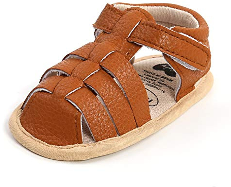 Bambini Ragazzi Ragazze Sandali Bambini Estate Sandali Scarpe Neonato PU Pelle Primo camminatore Scarpe Neonato Scarpe Casual 12-18M