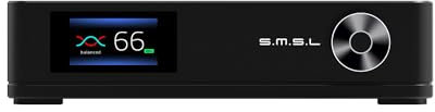 SMSL SA400 Amplificador de potencia de alta resolución, 2 chips de amplificador de potencia digital clase D 230 W RMS x 2 (4Ω), entrada Bluetooth 5.0 APTX/XLR/RCA con control remoto