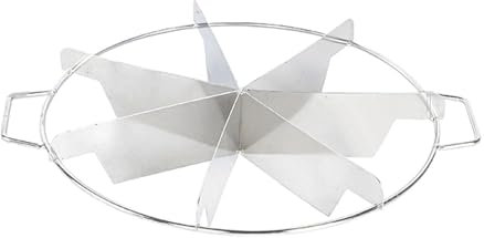 Qianly Divisor de Tartas, Herramienta para Porciones, Diseño Funcional, Cortes de 6/7/8, 7 Rebanadas, Individual