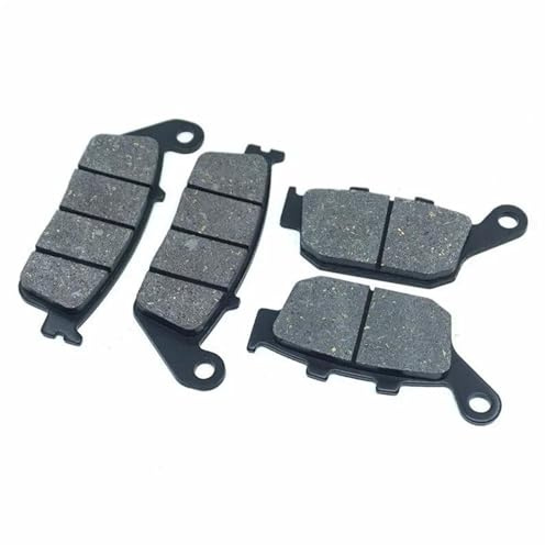 SYMWBD Pastillas Freno Motocicleta para NC750X 2012-2017 2022-2023 NC 750 X 2012-2021 NC750 Delanteras Traseras Reemplazo de Juego de Pastillas de Freno para Moto(Delantero Trasero)