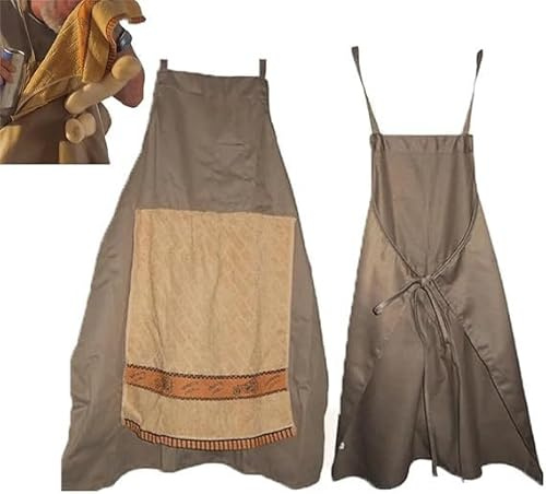 Kanoauo Works Apron For Prank Adult Chef's Prank Apron, Tabliers De Farce Créatifs Pour Hommes, Funny Gag Gift With Surprise Pocket Novelty Ajustable Kitchen Cooking Apron For Men