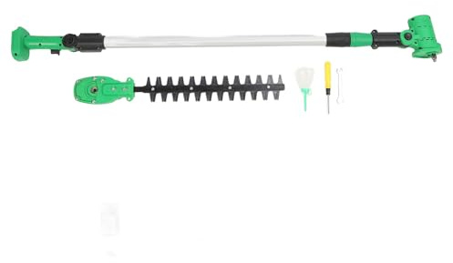 Gearwell Cortasetos inalámbrico de 16,5 pulgadas, cortasetos eléctrico de doble acción con barra de extensión telescópica, compatible con batería BL1830B-2 BL1850-2, para árboles y