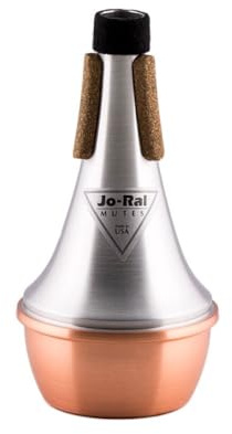 Jo Ral TPT-1C Trumpet Straight Mute, Copper Bottom