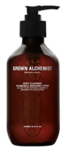 Grown Alchemist Body Cleanser mit Kamille, Bergamotte, Rose - Bio Body Wash, sanftes Peeling, feuchtigkeitsspendendes Shower Gel, natürliches Cleansing, luxuriöses antioxidatives Duschgel - 300 ml