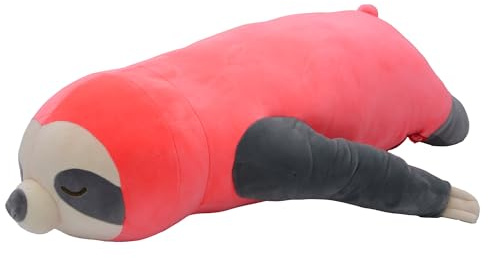 UNUS sidosovkudde, amningskudde, kroppskudde sengångare, extremt mjuk dekorationskudde för barn, 100 cm, rosa