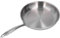 Ghzste Sartén de acero inoxidable, sartén woks, sartén de acero inoxidable 304 grueso sin revestimiento de 3 capas para cocinar tortillas (30 cm)