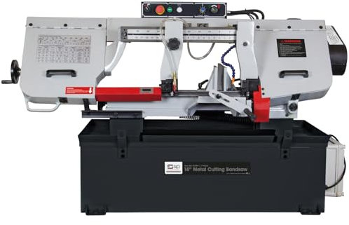 SIP 18 Metal Cutting Bandsaw, 230V 1.5kW / 2hp 4 Speed Belt Driven Electric Power
