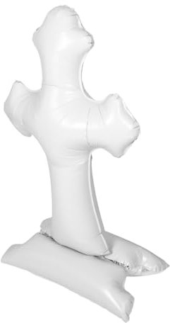 Abaodam Festliches Kreuz Ballon Folie Taufe Kreuz Für Ostern Neugeborene Taufe Religiöse Feiern