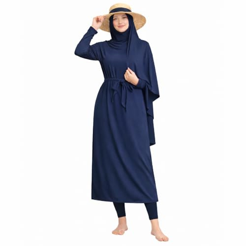 NAJMA, Burkini, Baddjilbeb, Burkin 5 del,Islamisk Muslimsk baddräkt för kvinnor