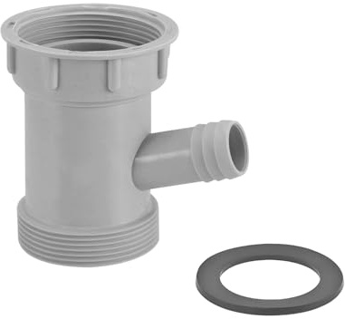 Qrity 1 Pcs Drain Pipe Hose Connector Wye, Kitchen Sink Drain Pipe Adapter, Y-Shaped Male & Female Threaded Sink Drain Connector, for Drain Plumbing