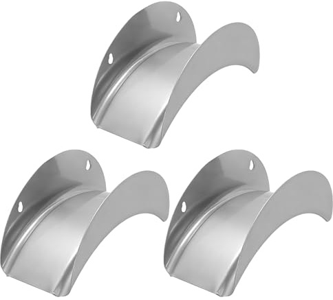 3 pezzi supporti per tubo da parete, supporti per tubo da parete, supporti per tubo dell'acqua in acciaio al carbonio, supporto da parete per tubo da giardino, supporto per tubo flessibile