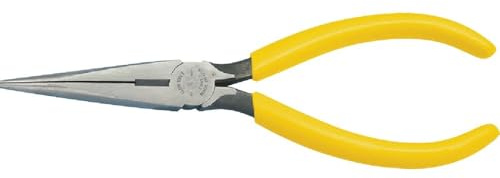 Klein Tools D203-7 Needle Nose Pliers, Long Nose Side Cutters, Heavy Duty Alligator Pliers, 7-Inch