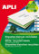 APLI 12060 Permanent-Etiketten, recycelt, 70,0 x 35,0 mm, 100 Blatt