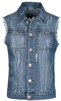 Solada Gilet in jeans da uomo - taglia L