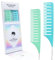 Ultimate Highlight Strähnenkamm-Set, 430F hitzebeständiges PEI-Material, Professionelle Strähnen zum Haarfärben, Balayage Kamm mit extra langem Schwanz für dicke Strähnen