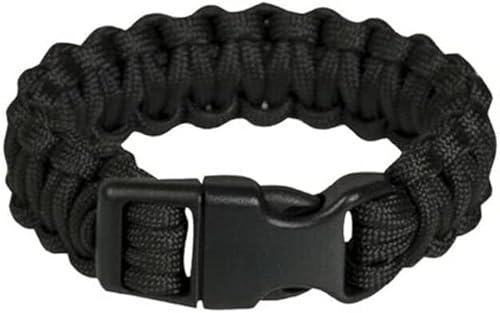 Paracord, braccialetto di sopravvivenza, colore verde oliva, nero, kaki coyote tan, a scelta per esterni, larghezza 2,20 cm, lunghezza 20,5 cm o 23 cm,