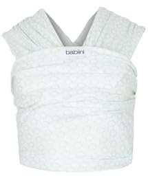 Babiini Fular Portabebés Recién Nacidos, Ajustable y Elástico, Ergonómico y Transpirable, Ideal para Porteo de Bebés de 3.2kg - 12kg – Fácil de usar, Manos Libres y Lavable a Máquina