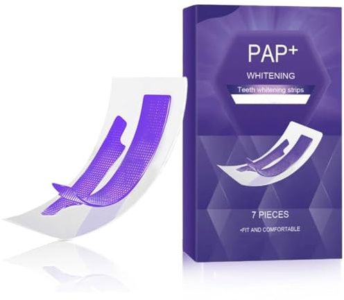 Bande Blanchiment Dentaire, Kit Bandes De Blanchiment Des Dents, Violet Blanchiments Dentaire, Whitening Teeth Strips, Bandes Blanchissants Douces Pour Les Dents (1)