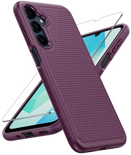 FNTCASE for Samsung A17/A16 Phone Case: Dual Layer, Non Slip Textured