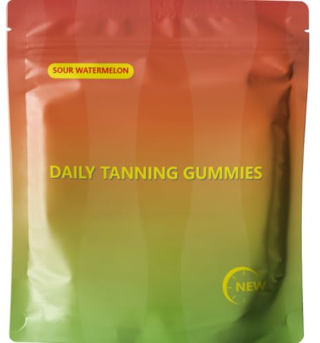 【Tanning Gummies】 reparerar barriären och skapar en frisk solbränd hud