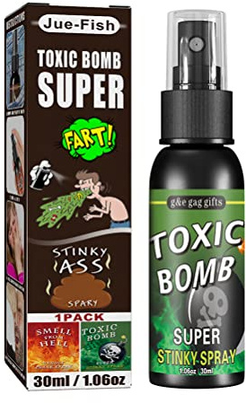 Chrees Fart Spray Stinky Spray Smelly 30ml Hög Koncentration Snabb Effekt i 10s Verklig Rumpa Lukt Växtbaserad Säker på Huden med Kvardröjande Doft för Halloween Aprilskämt (#2)