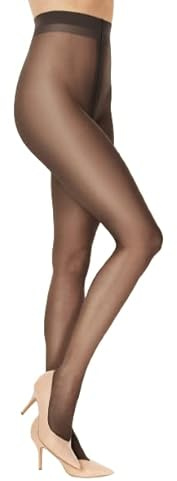 SENTELEGRI Exclusive T-Band Tights 8 Denier -6 Colours-Size S,M,L (Medium, Black)