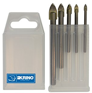 Krino 03146700 - Set Punte per Vetro e Ceramica - 5 Pezzi