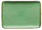 Rose & Tulipani - Vassoio Rettangolare Verde Acqua - Arredo Casa, Cucina - Linea Concerto di Colori - Idea Regalo - Stoneware - Ø 27; 19 cm