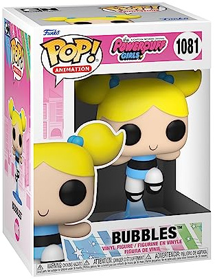Funko POP! Animering: Powerpuff Girls - Bubbles - Powerpuff Girls - Samlarobjekt vinylfigur - Presentidé - Officiella varor - Leksaker för barn och vuxna - TV-fans - modellfigur för samlare