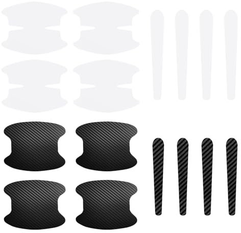 HDGSAFD 16 pellicole protettive per maniglie delle portiere, per auto, antigraffio, universale, protezione della maniglia della porta, 16 pezzi
