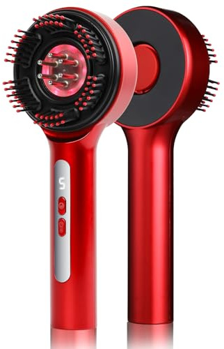 ULDSPR 3-in-1 Electric Scalp Massage Comb, Hair Oil Applicator, Five-Level Head Scratching, Soothing and Relaxing to Prevent Hair Loss, Portable Home Massage Comb for Mother's Day, Ipx7 Waterproof