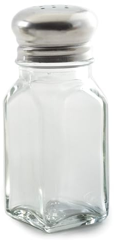 Norpro Glass Salt or Pepper Shaker, Single, As Shown
