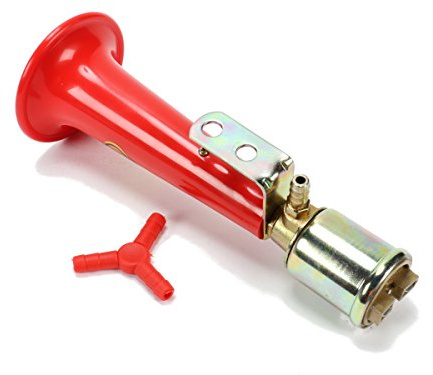 Türkenhorn 24V für LKW, Luftdruck mit E-Ventil Rot