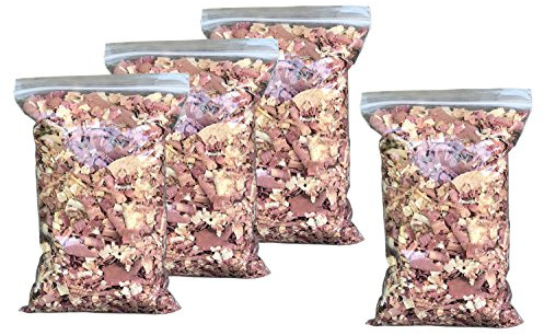 Vundahboah Amish Goods Cedar Wood Mulch Chips Shavings for Garden- Screech Owl House/Box- Organic Bedding (6 Quart (1.5 Gallon))