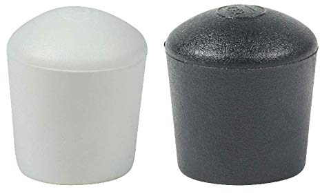 Lifeswonderful - 16 pcs Domed Furniture Feet - Ideal for Tables, Chairs etc - Available in Many Sizes & Colours (8mm, Black)