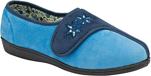 DUNLOP Ladies Slipper Honor II - Navy - UK 3
