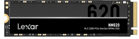 Lexar NM620 1 TB SSD, PCIe 3.0 x4, NVMe 1.4, M.2 2280