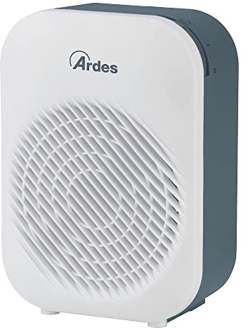 Ardes | ARAM4F14W Ventilo-convecteur filaire BALDO, Radiateur 2 Puissances Éco/confort, Thermostat Température ambiante, Radiateur portable au design élégant compact finition gris