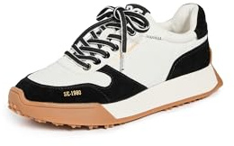 Sam Edelman Layla Sneaker Black/White 8.5 Medium