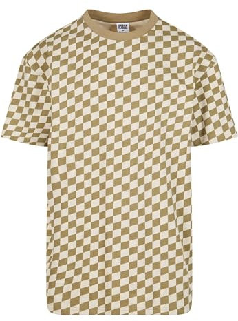 Urban Classics Herren T-Shirt Oversized Check Tee, lässiges Check T-Shirt für Männer, Rundhals, Baumwolle, erhältlich in Größen S - 5XL