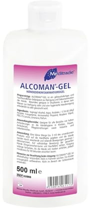 Meditrade Alcoman® Gel Händedesinfektion - 500 ml | Flasche (500 ml)