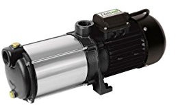 Ribimex PRMCA5/T - Bomba de superficie, 5 turbinas, trifásicas, negro/verde, 20 x 16 x 45 cm